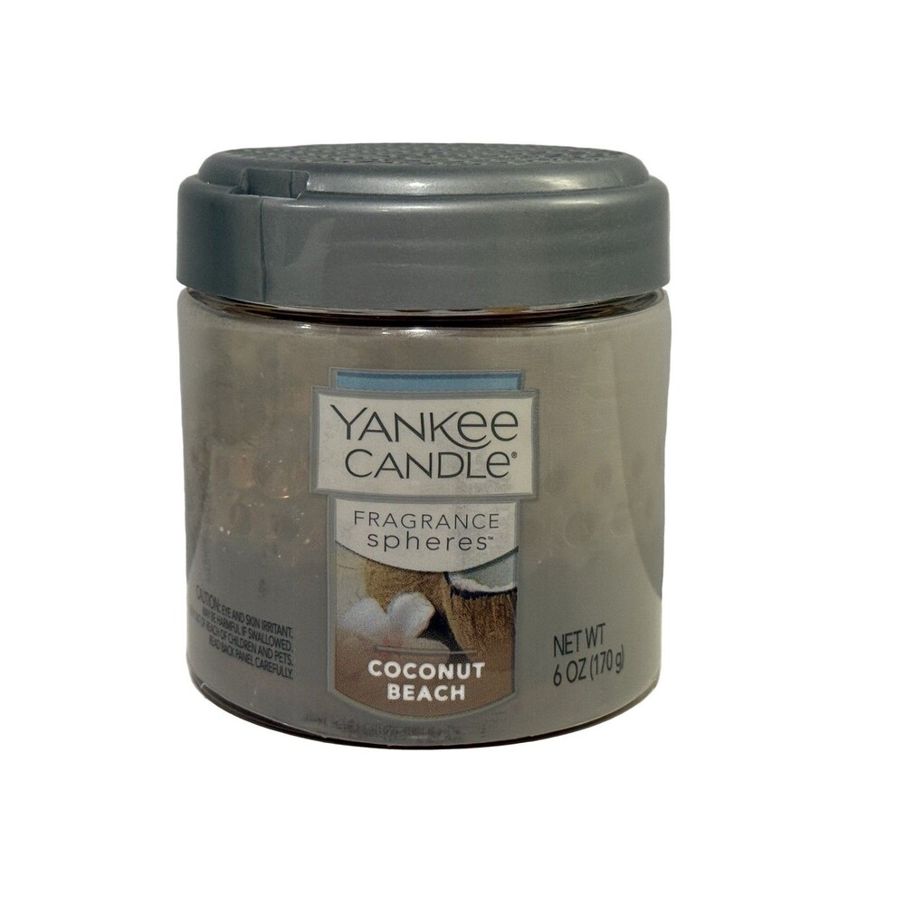 Yankee Candle Fragrance Spheres Air Freshener Coconut Beach Odor Neutralizer 6oz
